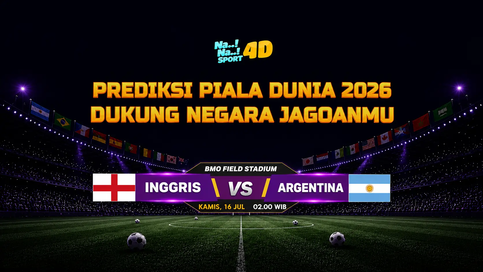 PREDIKSI ENGLAND VS ARGENTINA PIALA DUNIA 2026 
