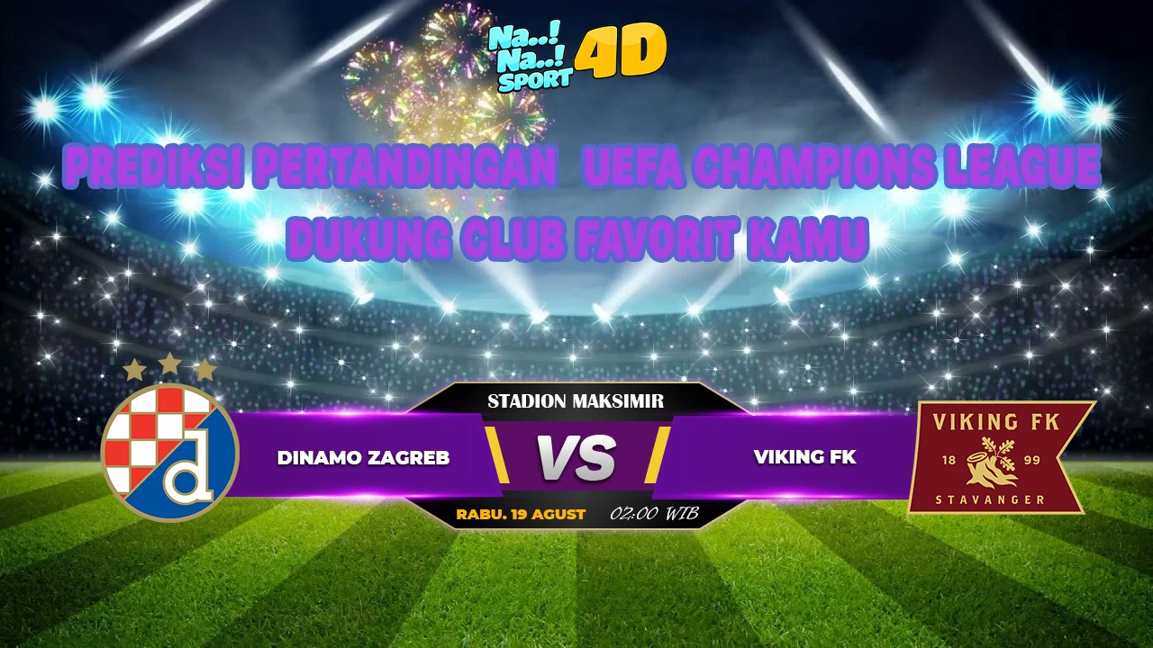 Prediksi Skor Pertandingan GNK Dinamo Zagreb vs Viking FK